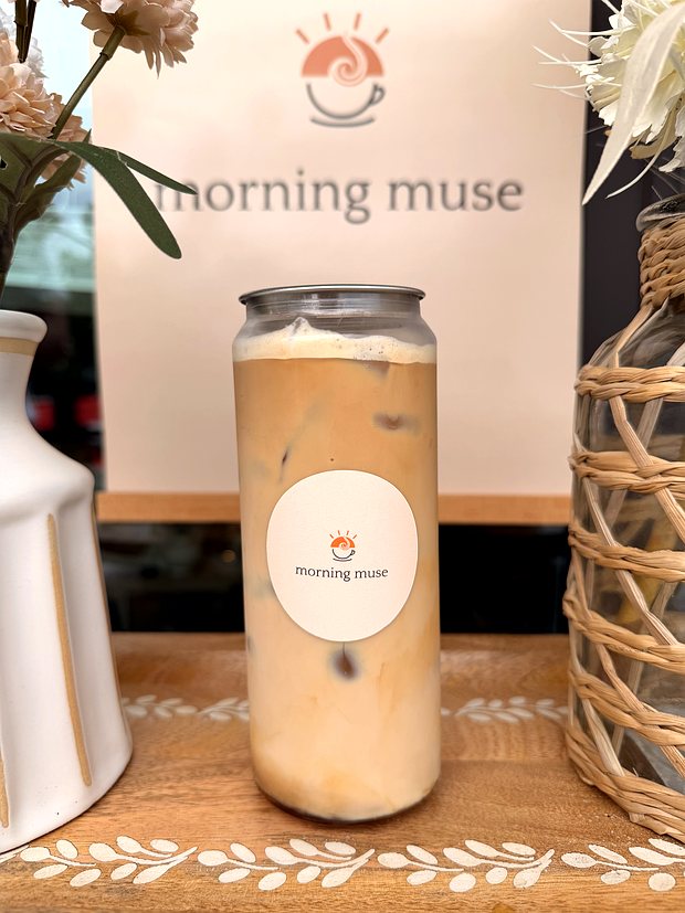 A Morning Muse iced latte